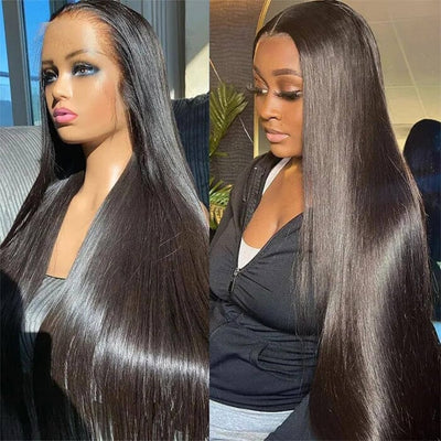 13x4 HD Lace Frontal Wigs Pre Plucked Silky Bone Straight QT Virgin Human Hair ｜QT Hair