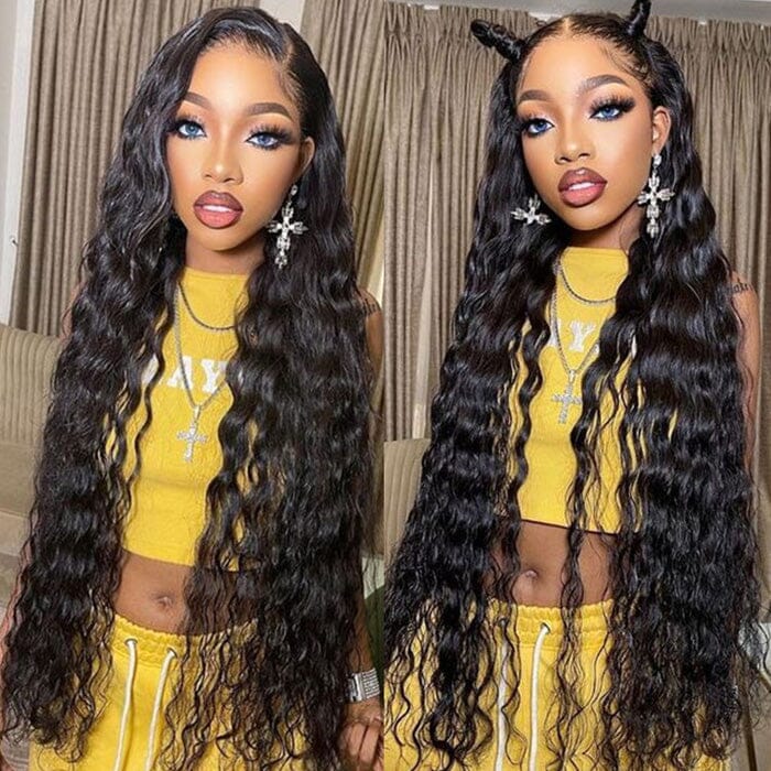 13x4 Lace Frontal Wig Loose Deep Wave Human Hair Wigs Pre Plucked with Baby Hair ｜QT Hair