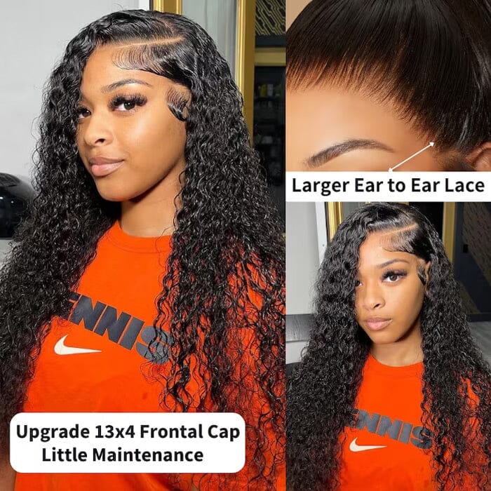 QT Hair 13x4 Water Wave Lace Front Wigs Wet and Wavy Human Hair for Women ｜QT Hair