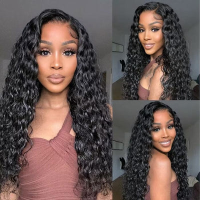 QT Hair 13x4 Water Wave Lace Front Wigs Wet and Wavy Human Hair for Women ｜QT Hair