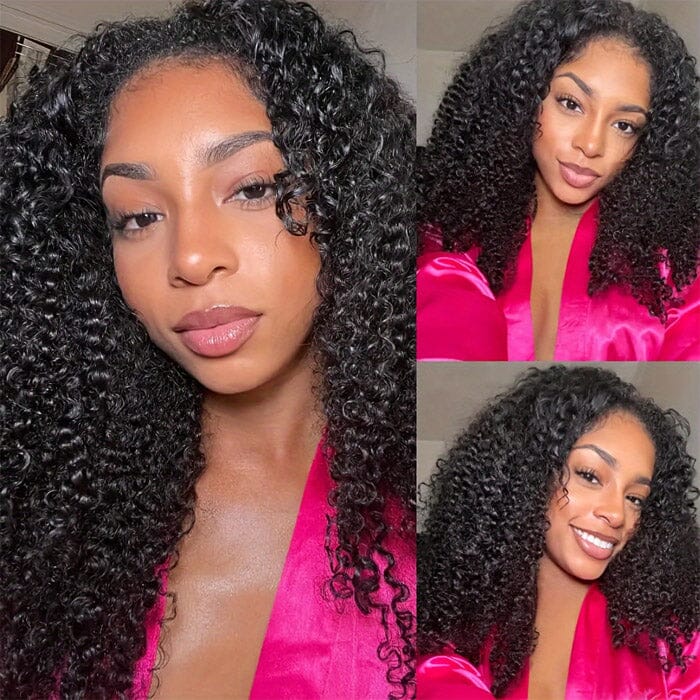 Malaysian Curly Hair Extensions 3 Bundles Deals QT Virgin Human Hair Weave ｜QT Hair