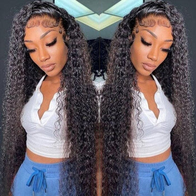 QT 360 Water Wave Lace Frontal Wig Wet and Wavy Virgin Human Hair Pre Plucked ｜QT Hair