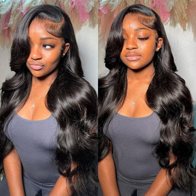 4x4 HD Transparent Lace Closure Wigs Pre Plucked Body Wave Virgin Human Hair ｜QT Hair