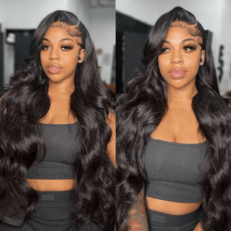 Malaysian Body Wave Virgin Human Hair Weave 3 Bundles with 4x4 Lace Closure ｜QT Hair