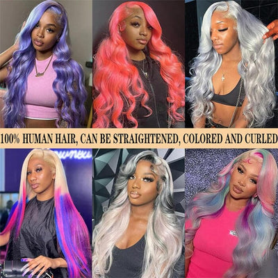 613 Color Human Hair Bundles 3 Pcs Malaysian Body Wave with 13x4 Lace Frontal ｜QT Hair