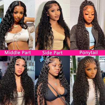 $99 OFF | Code: S99 QT Wet and Wavy 13x4 Lace Frontal Wig Water Wave Human Hair ｜QT Hair