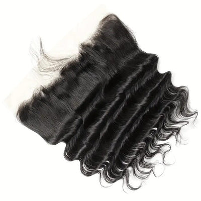 Peruvian Loose Deep Wave 13x4 Lace Frontal Pre Plucked with Baby Hair ｜QT Hair