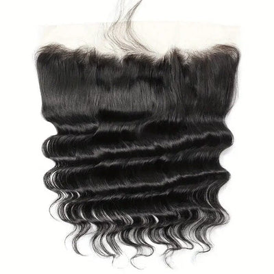 Peruvian Loose Deep Wave 13x4 Lace Frontal Pre Plucked with Baby Hair