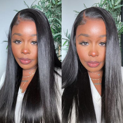 Buy Glueless Pre Cut 8*5 Lace Wig Pre Plucked Get Curly Lace Closure Wig Human Hair Free