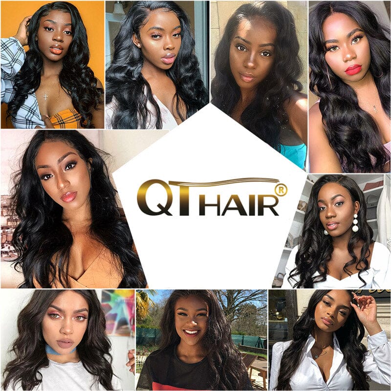 QT Hair 4x4 Lace Closure Wig Pre Plucked Body Wave Virgin Human Hair ｜QT Hair