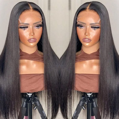 QT Clearance Sale 4x4 Lace Closure Wig Straight Human Hair Not Small Knot ｜QT Hair