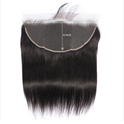 QT Body Wave 13x6 Transparent Lace Frontal Virgin Human Hair Silky Straight Frontal ｜QT Hair