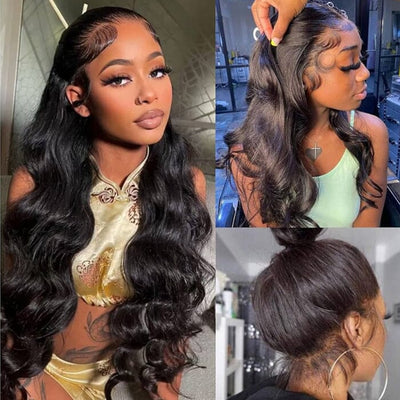 QT Hair 360 Lace Frontal Wig Natural Hairline Body Wave Virgin Human Hair ｜QT Hair