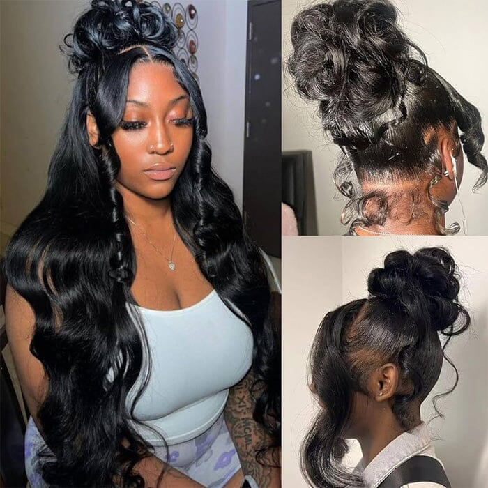 QT Hair 360 Lace Frontal Wig Natural Hairline Body Wave Virgin Human Hair ｜QT Hair