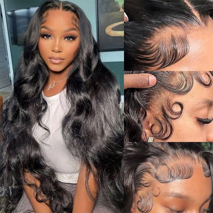 QT Hair 360 Lace Frontal Wig Natural Hairline Body Wave Virgin Human Hair ｜QT Hair