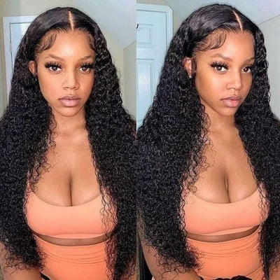 QT Hair 5x5 Lace Closure Pre Plucked Wig Jerry Curly Virgin Human Hair ｜QT Hair