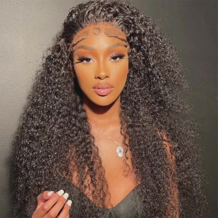 QT Hair 5x5 Lace Closure Pre Plucked Wig Jerry Curly Virgin Human Hair ｜QT Hair