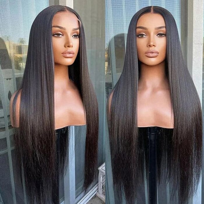 QT Hair 5x5 Lace Closure Wig Pre Plcuked Transparent Lace Match All Skins ｜QT Hair