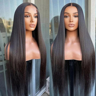 QT Hair 5x5 Lace Closure Wig Pre Plcuked Transparent Lace Match All Skins ｜QT Hair