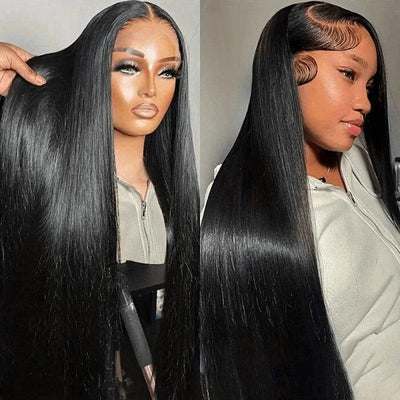 QT Hair 5x5 Lace Closure Wig Pre Plcuked Transparent Lace Match All Skins ｜QT Hair