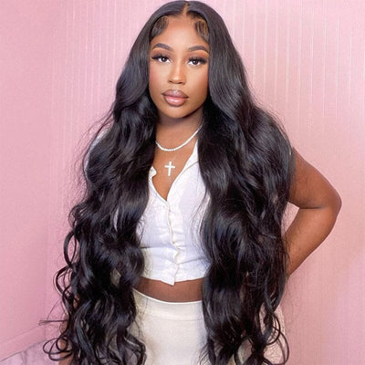 QT Hair Body Wave 13x4 HD Lace Front Wig with Baby Hair Pre-Plucked Human Hair ｜QT Hair