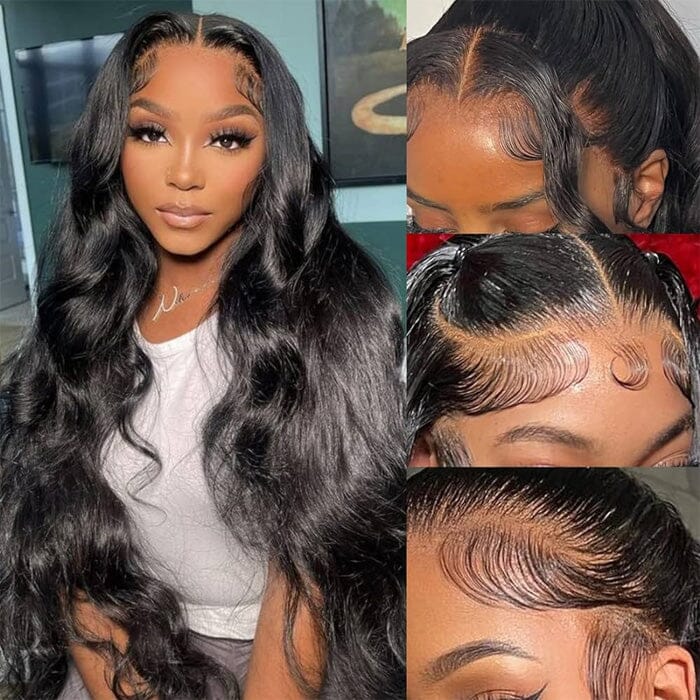 QT Hair Body Wave 13x4 HD Lace Front Wig with Baby Hair Pre-Plucked Human Hair ｜QT Hair