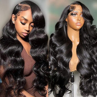 5x5 Transparent Lace Closure Wig Pre Plucked Body Wave Virgin Human Hair ｜QT Hair