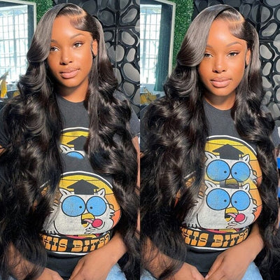 QT Hair Body Wave 13x6 HD Lace Frontal Wig Natural Hairline Virgin Human Hair ｜QT Hair