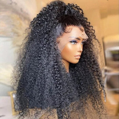 QT Hair Kinky Curly 13x6 Lace Frontal Wig Virgin Human Hair for Women ｜QT Hair