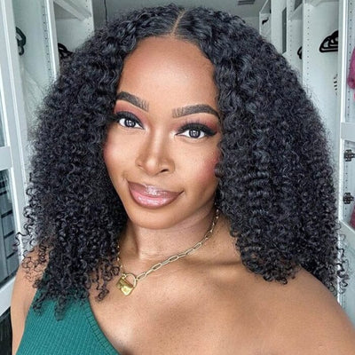 QT Hair Kinky Curly 13x6 Lace Frontal Wig Virgin Human Hair for Women ｜QT Hair