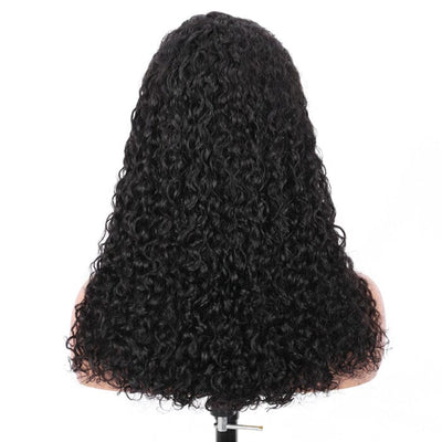 QT SDD New Pixie Curly Lace Frontal Wig Pre Plucked Super Double Drawn Human Hair