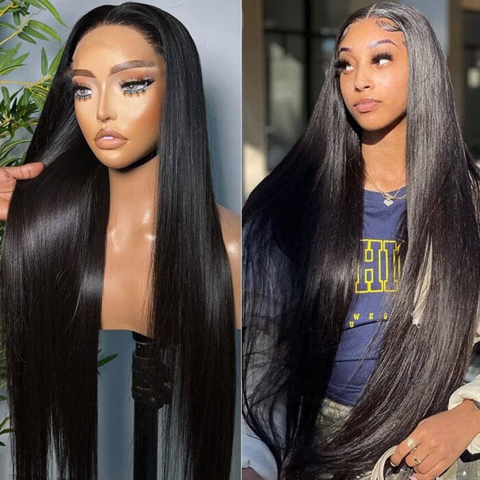 QT Hair Silky Straight 360 Lace Frontal Wigs Pre Plucked Raw Virgin Human Hair ｜QT Hair