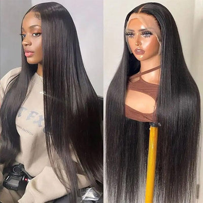 QT Hair Silky Straight 360 Lace Frontal Wigs Pre Plucked Raw Virgin Human Hair ｜QT Hair