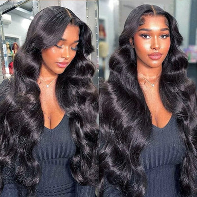 QT Hair T Part Wig 13x4x1 Lace Front Wig Pre Plucked Body Wave Virgin Human Hair ｜QT Hair