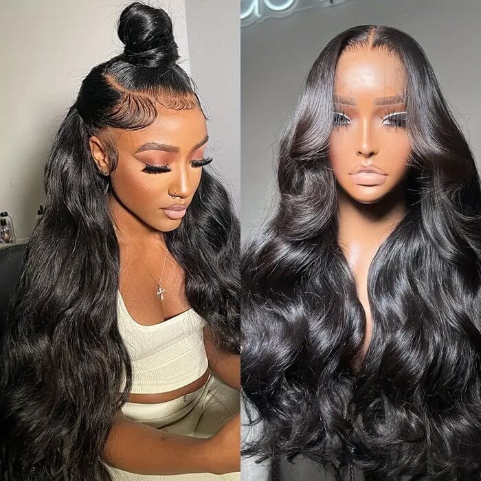 QT Clearance Sale 13x4 Lace Frontal Wig Pre Plucked Body Wave Virgin Human Hair