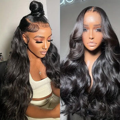 QT Clearance Sale 13x4 Lace Frontal Wig Pre Plucked Body Wave Virgin Human Hair