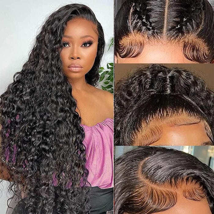 QT Hair Pre Cut 7x5 Lace Closure Wig Water Wave Virgin Human Hair Flash Sale ｜QT Hair