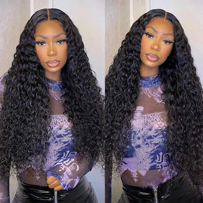 QT Hair Pre Cut 7x5 Lace Closure Wig Water Wave Virgin Human Hair Flash Sale ｜QT Hair