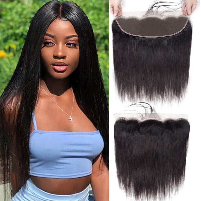 Malaysian 12A Straight 13x4 Lace Frontal Hair Closure ｜QT Hair