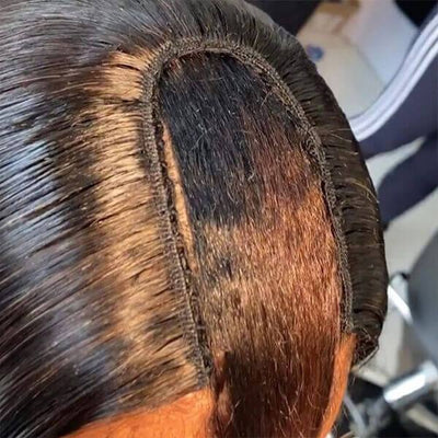 QTHAIR 14A U Part Wig Straight Human Hair Wigs For Black Women Brazilian Straight Hair 2x4 Left Part Wigs - QT Hair