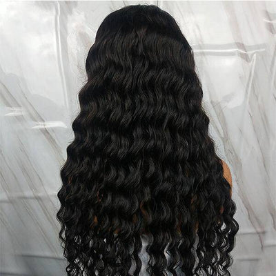 QTHAIR 14A U Part Wig Loose Deep Wave Human Hair Wigs For Black Women 2x4 Left Part Wigs - QT Hair