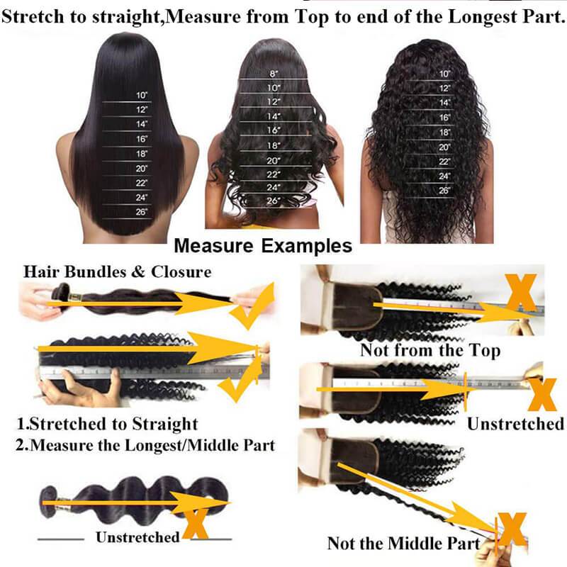 QTHAIR 12A Grade Brazilian Loose Wave Human Hair Bundles With Frontal or Closure Unprocessed Brazilian Virgin Hair Bundles with Lace Frontal Closure - QT Hair