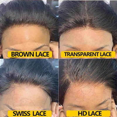 QT Hair HD Lace Closure 4X4 Straight Unprocessed Virgin Human Hair Transparent Lace Closure Free Part - QT Hair