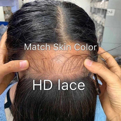 QT Hair HD Lace Closure 4X4 Straight Unprocessed Virgin Human Hair Transparent Lace Closure Free Part - QT Hair