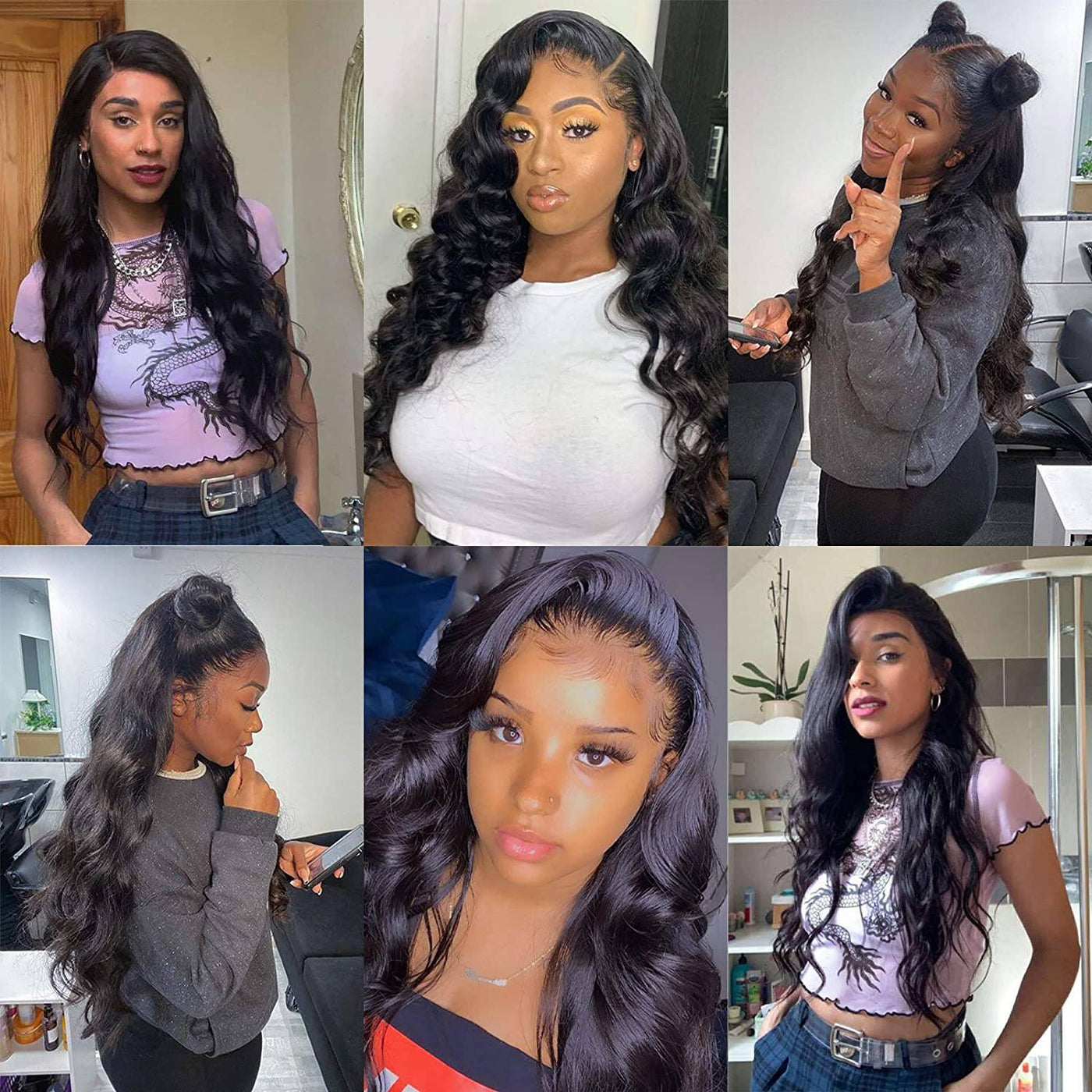 QT Hair Malaysian Body Wave Lace Closure With 4pcs Hair Bundles - QT Hair