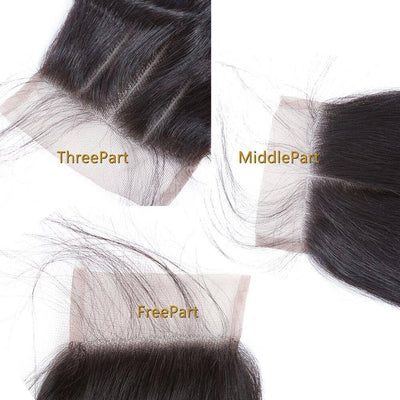 QT Peruvian Body Wave Human Hair 3 Bundles With 4*4 Lace Closure - QT Hair