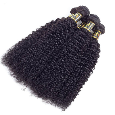 QT 4 Bundles Malaysian Curly Virgin Human Hair Weave ｜QT Hair