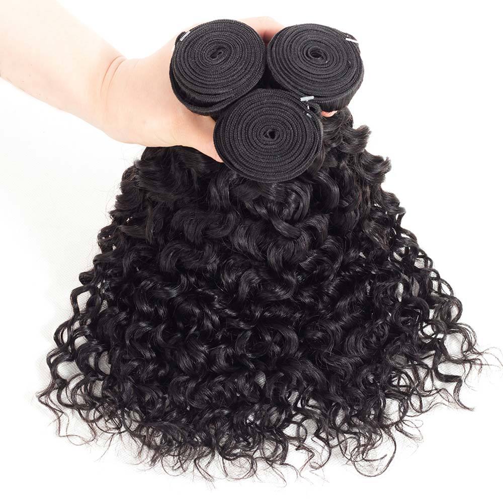 QT Peruvian Water Wave Virgin Hair 3 Bundles Best Remy Hair - QT Hair