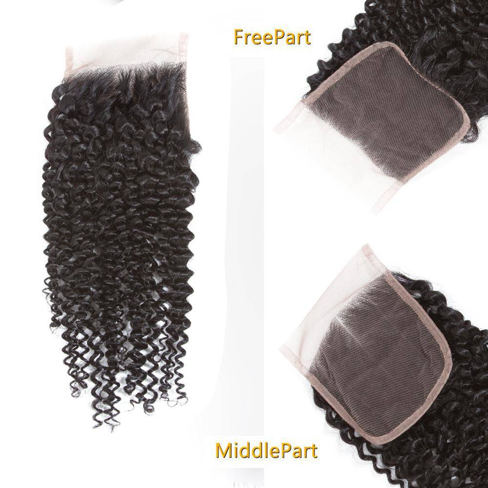 QT Peruvian Curly Lace Closure Human Virgin Hair - QT Hair