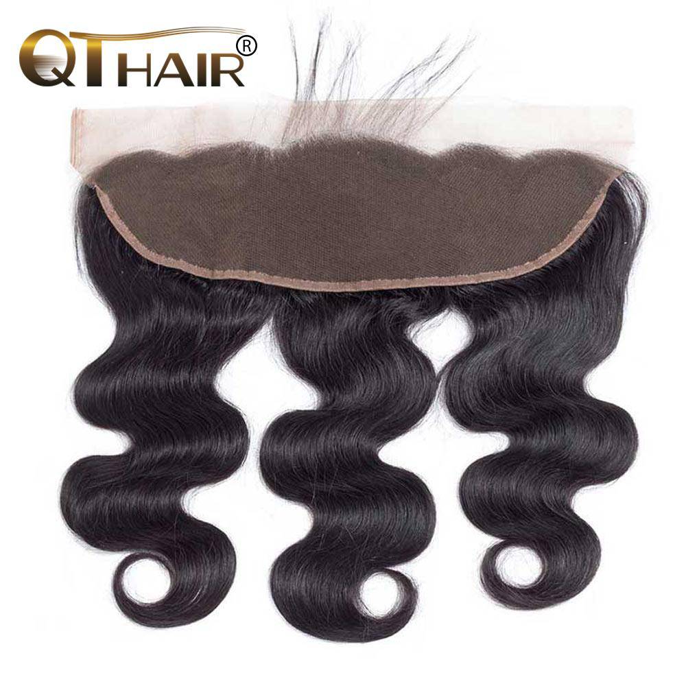 QT Malaysian Body Wave Virgin Hair 13X4 Lace Frontal With Baby Hair - QT Hair